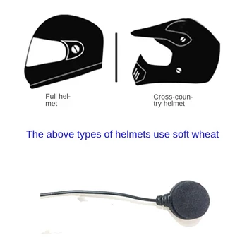 1 комплект мотоциклетного шлема Z18 Bluetooth-гарнитура IP67, стереонаушники для велоспорта с шумоподавлением и микрофоном с мягким проводом