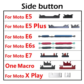 10 Шт. Для Moto E5 Plus E6S E6 Plus E7 Power One Macro X Кнопка Воспроизведения Громкости Включения Выключения Питания Клавиша Увеличения Уменьшения громкости Сбоку
