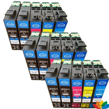 15 X Совместимый чернильный картридж T200XL для принтера Epson XP100 XP400 XP200 XP300 WF 2530 2540 Workforce 2510 T2001XL - T2004XL