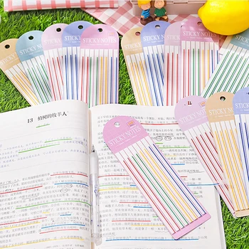 160 Листов Разноцветных водонепроницаемых прозрачных блокнотов для заметок, наклеек без пометок для журналов, школьных канцелярских принадлежностей