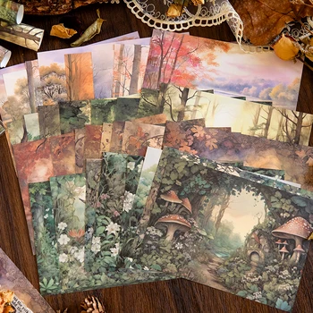 4 упаковки/ЛОТ Серия Forest Fairy Tales ретро креативное украшение DIY бумажный блокнот для заметок