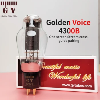 4300B Вакуумная Электронная трубка Golden Voice Заменяет 300B WE300B 300BN 300BT 300BG HIFI Аудио Ламповый Усилитель С Клапаном, Подобранный Quad