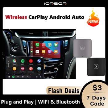 Apple Carplay Wireless Android Auto Adapter Mini Ai Box Inalambrico Автомобильный Игровой Ключ Para Coche Без потокового Плеера Sem Fio