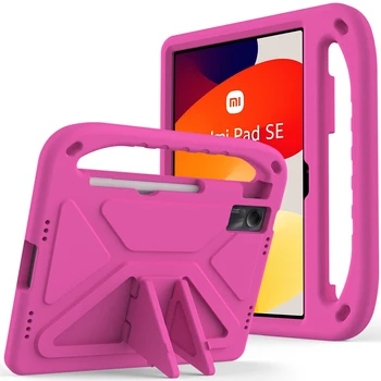 EVA Чехол Для Xiaomi Redmi Pad SE 11 2023 Pad 6 6Pro Противоударный Чехол-Подставка для Защиты Всего тела для Pad 5 5Pro 4 Plus Детская Ручка