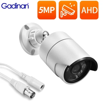 Gadinan AHD Камера 5MP 1080P Аналогового ночного видения высокой четкости Наружная Водонепроницаемая Домашняя камера видеонаблюдения