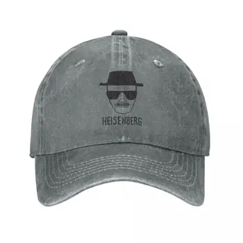 Heisenberg Sketch Breaking Bad Бейсболки в стиле унисекс, потертые джинсовые кепки, Классическая уличная шляпа Snapback регулируемой посадки.