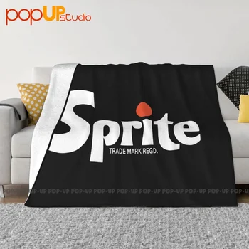Sprite Soda С логотипом 1980-х Лимонно-Лаймовое Мультяшное одеяло, Плюшевое Покрывало, Супер Теплый диван, Специальный Декоративный Диван