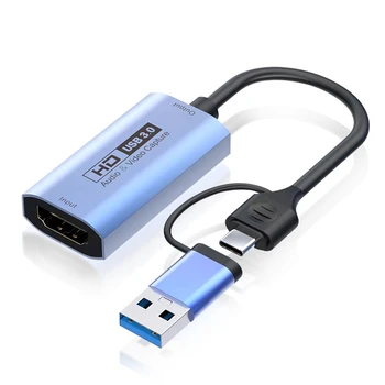 USB-карта захвата аудио и видео HD Capture Card Game Live Recording Video Collector