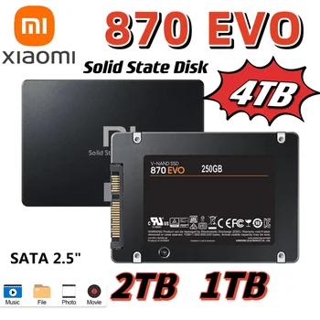 Xiaomi 870 EVO Внутренний Твердотельный Накопитель Жесткий Диск SSD 2,5 Дюймов Sata 3-4 ТБ SSD Накопитель Жесткий Диск для Ноутбука Микрокомпьютер Настольный