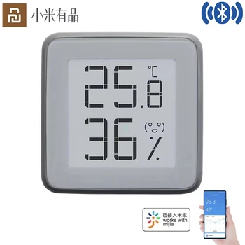 Xiaomi Youpin Mijia Bluetooth Термометр-Гигрометр E-Ink Экран BT2.0 Умный Датчик температуры и влажности Работает для приложения Mijia