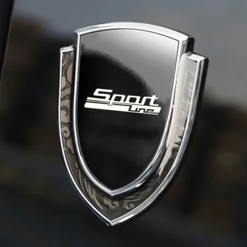 автомобильные наклейки 3D металлические аксессуары автоаксессуар для bmw sportline luxuryline f20 f30 f31 f32 f33 f34 f36 f45 f46 f48 x1 x3 x5 2