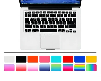 Американо-Корейская Крышка Клавиатуры 5ШТ Силиконовый Протектор Кожи Язык для MacBook Pro 13 15 17 Для Macbook Air 13 Корейская Клавиатура