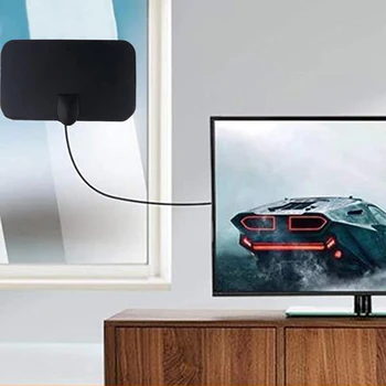 Антенна HDTV для помещений с бесплатным поиском каналов 4K Антенна цифрового телевидения для путешествий в автомобиле RV Smart TV