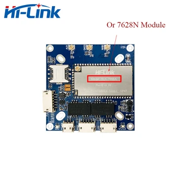 Бесплатная Доставка Hi-Link Беспроводной 4G Маршрутизатор Модуль Wi-Fi с SIM-картой Портативный Открытый Wi-Fi с Набором Микросхем EC25-EUX 4G