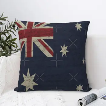 Винтажная наволочка с Австралийским флагом Наволочка Мягкая Наволочка Наволочка Декоративная наволочка