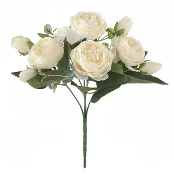 высококачественные букеты из 9 головок венериных роз, украшение из шелковых искусственных цветов, розетки