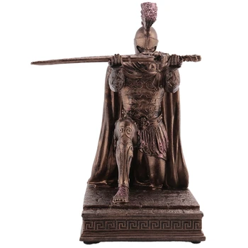 Держатель ручки рыцаря со статуэткой в виде шлема, держатель ручки в доспехах Римского рыцаря с магнитным держателем ручки, подставка для телефона