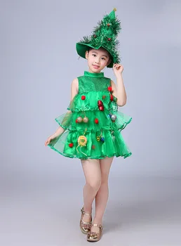 Детские платья, подарки, Рождественская елка, шоу, костюмы для девочек, рождественские костюмы для малышей, Новогоднее платье принцессы, одежда
