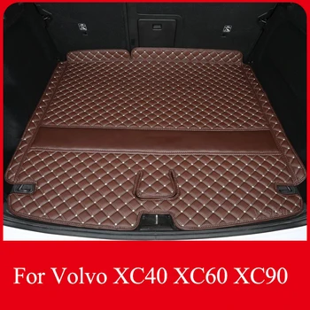 Для Volvo XC90 XC60 XC40 S90 V60 2023 2024 Автомобильные коврики в багажник грузовой лайнер ковер аксессуары для интерьера чехол для Стайлинга автомобилей Грузовой Лайнер