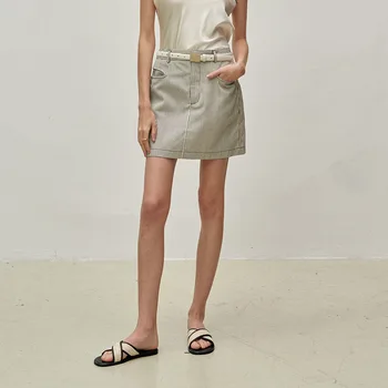 Женский килт 2023 в летнюю полоску, облегающая хлопковая юбка One Step с высокой талией