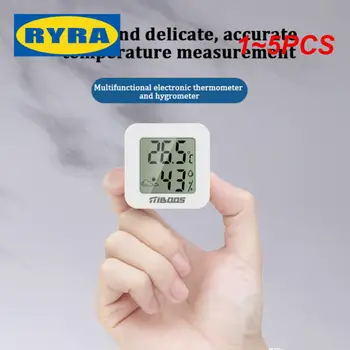ЖК-электронный Цифровой Измеритель температуры Влажности Внутренний Наружный Термометр Гигрометр Метеостанция Часы
