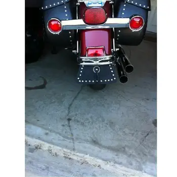 Защита задних брызговиков мотоцикла из искусственной кожи + крепежный винт