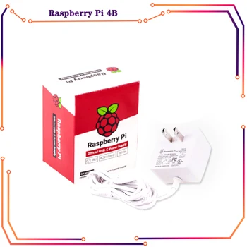 Источник питания Raspberry Pi 15,3 Вт USB-C - официальный и рекомендуемый источник питания USB-C для Raspberry Pi 4 RPI193