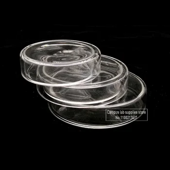 Лабораторные инструменты Стеклянные чашки для культивирования бактериальных клеток с высоким содержанием боросиликата 35 60 75 90 100 120 150 180 200 мм