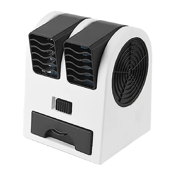 Мини-кондиционер 3-В-1, вентилятор, увлажнитель, очиститель воздуха для дома/ улицы, Портативный бесшумный охладитель воздуха с питанием от USB/ аккумулятора