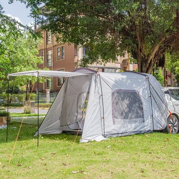Многофункциональная автомобильная палатка для кемпинга на открытом воздухе, солнцезащитная, износостойкая, противоотрывная, самодвижущаяся автомобильная палатка-удлинитель