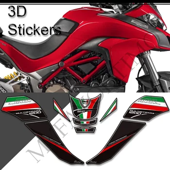 Мотоцикл 3D Наклейки Для Ducati MULTISTRADA 1200 S 1200 S Наклейки Бак Pad Захваты Газ Мазут Комплект Защита Колена