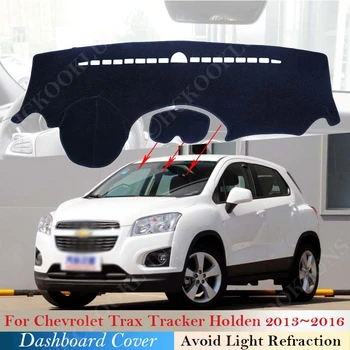 Накладка На Приборную Панель Солнцезащитный Козырек Dashmat Ковер Для Chevrolet Trax Tracker Holden 2013 2014 2015 2016 Противоскользящий Коврик Автомобильные Аксессуары