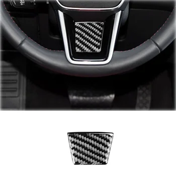Наклейка на рулевое колесо для Audi A6LA7 2019 Аксессуары для интерьера автомобиля из Углеродного волокна