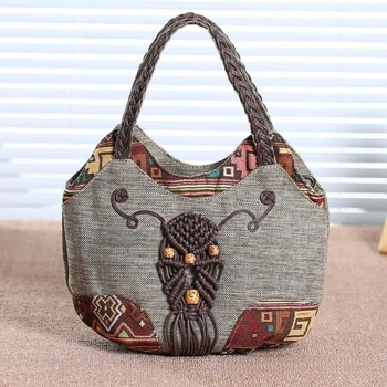 Новая оригинальная женская сумка в этническом стиле, свежая тканая женская сумка