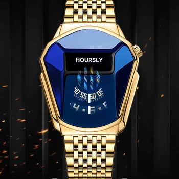 Новый бренд Роскошных креативных кварцевых часов Без механических гоночных серпантинов, мужские ручные часы, водонепроницаемые спортивные подарочные наручные часы
