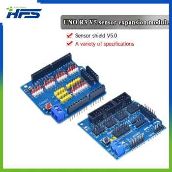 Плата расширения V5 Sensor Shield, Arduino UNO R3 V5.0, электронный модуль