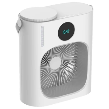 Портативный вентилятор кондиционера с мини-USB-охлаждением, Перезаряжаемый Портативный Бесшумный распылитель для рабочего стола в офисе, спальне