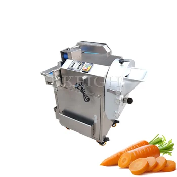 Промышленная машина для резки овощей, Электрическая многофункциональная коммерческая машина для нарезки кубиками и шинковки капусты и моркови