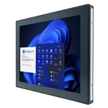 Промышленный ЖК-дисплей 12.1, Емкостный сенсорный экран, вход VGA HD-MI, Пластиковая Передняя панель, Металлическая Задняя крышка