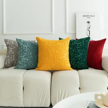 Роскошный чехол для диванной подушки с 3D-вышивкой Nordic Light, домашний декор для дивана-кровати, новинка, FG533
