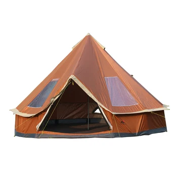Сверхбольшая семья размером 5-8 человек, Монгольская юрта-палатка для путешествий, походов, Водонепроницаемая палатка для защиты от солнца, зимние палатки для кемпинга на открытом воздухе.