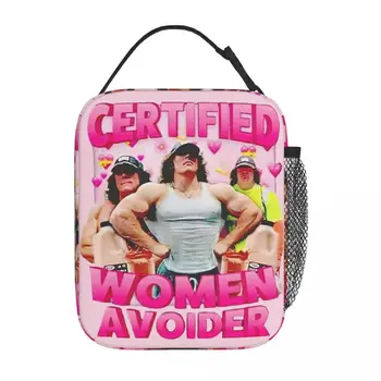Сертифицированный женский избегатель Сэм Сулек, термосумки для ланча для работы, Забавный мем, Переносная сумка для еды, термосумки-охладители для мужчин и женщин, термосумки для ланча