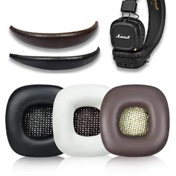 Сменные амбушюры, верхняя повязка на голову, подушки для наушников Marshall Major I / II 1/2, беспроводные / проводные наушники Bluetooth