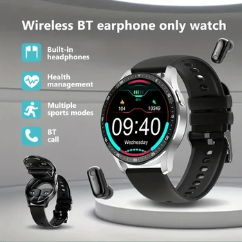 Умные часы с гарнитурой GEJIAN X7 TWS Two In One Wireless Bluetooth Dual Headset Call Здоровье Кровяное давление Спорт Музыка Умные часы
