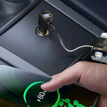 Универсальное Автомобильное Зарядное Устройство USB Быстрая Зарядка USB-Розетка Зарядное Устройство Для Телефона Безопасное Зарядное Устройство Автомобильные Принадлежности Для Экшн-Камер Power Banks