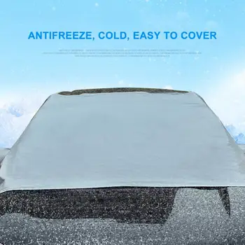 Универсальные зимние автомобильные чехлы Пылезащитный Снег, Ледяной дождь, защита от замерзания, Водонепроницаемые автомобильные аксессуары для стайлинга автомобилей