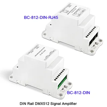 Усилитель сигнала DMX512 на DIN-рейке 12V-24V, имеется неправильная защита проводки на входном и выходном порту DMX DMX LED Light Controller