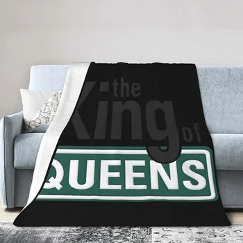 Фланелевое одеяло, Одеяла King Of Queens, мягкие постельные принадлежности, теплое плюшевое одеяло для кровати, гостиной, домашнего дивана для пикника