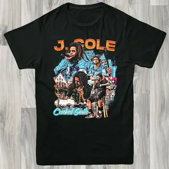 Футболка J.Cole Band, размер S-XL, ретро винтажный дизайн, хип-хоп, гангстерский рэп