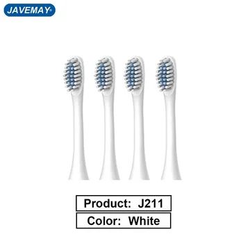 Электрическая насадка для зубной щетки средней мягкости Чувствительная сменная насадка для J211BRUSHHEAD JAVEMAY J211